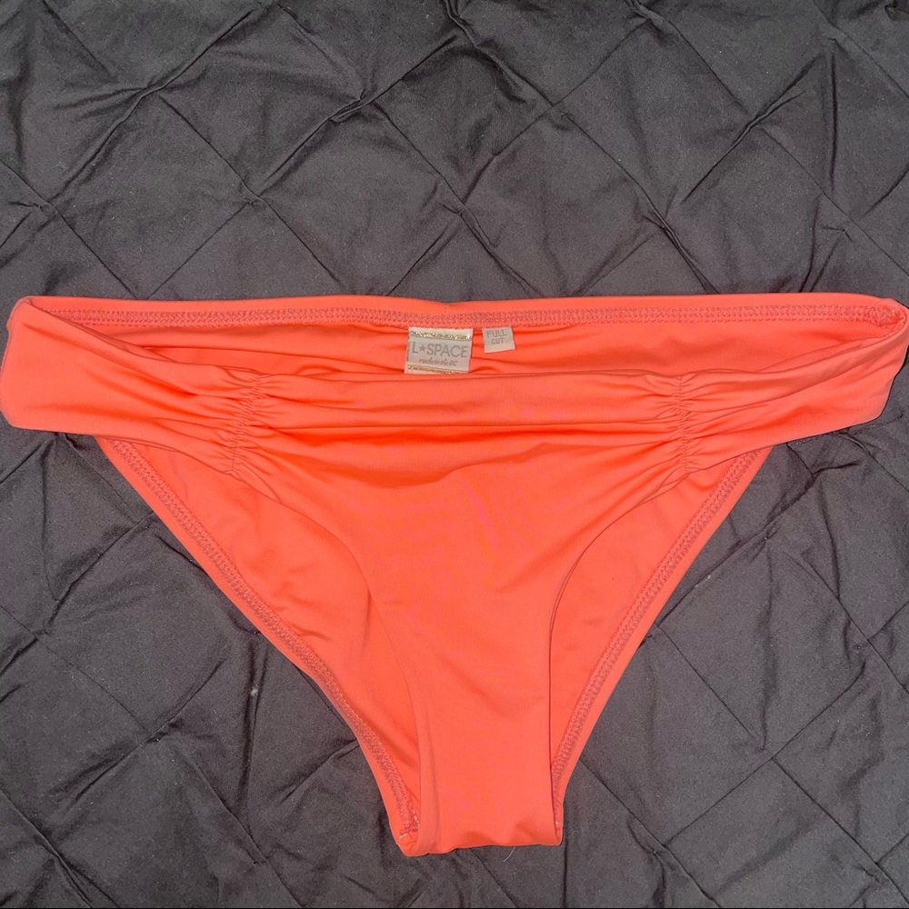 L*Space peach bikini bottom size small